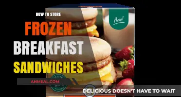 Perfectly Preserved: Tips for Storing Frozen Breakfast Sandwiches