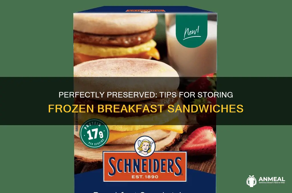 how to store frozen breakfast sandwiches