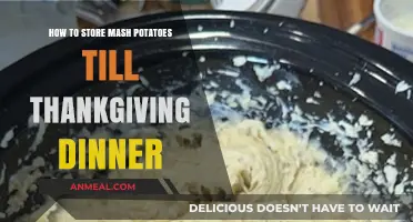 Perfectly Preserved: Storing Mashed Potatoes for Thanksgiving Dinner