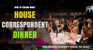 Stream the White House Correspondents' Dinner: A Complete Guide