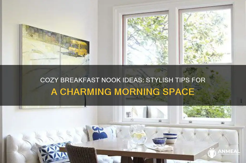 how to style a breakfast nook