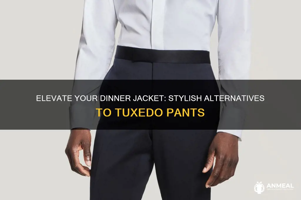 how to style a dinner jacket without tuxedo pants