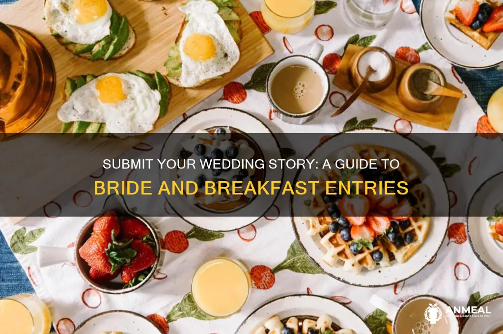 how to submit an entry to bride and breakfast