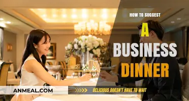 Mastering the Art of Proposing a Professional Business Dinner
