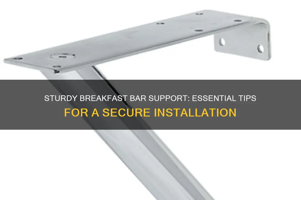 how to support a breakfast bar