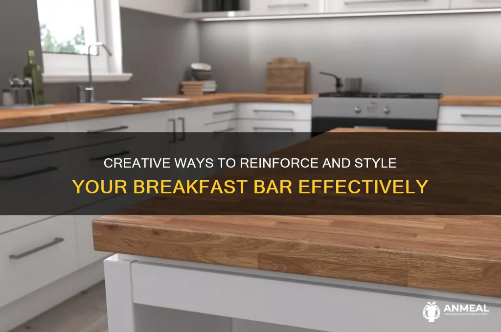 how to support breakfast bar
