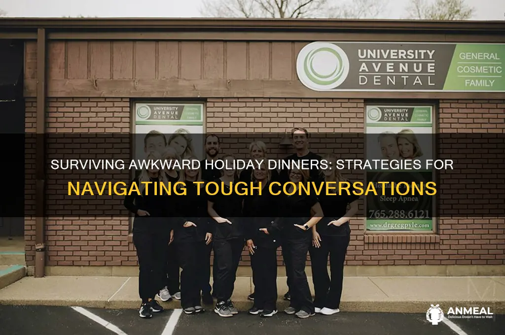 how to survive uncomfortable holiday dinner conversations
