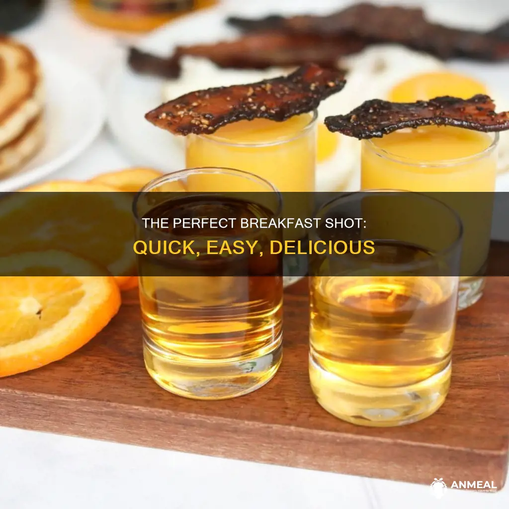 how to take a breakfast shot