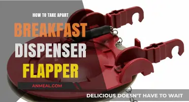 Easy Steps to Disassemble Your Breakfast Dispenser Flapper for Cleaning