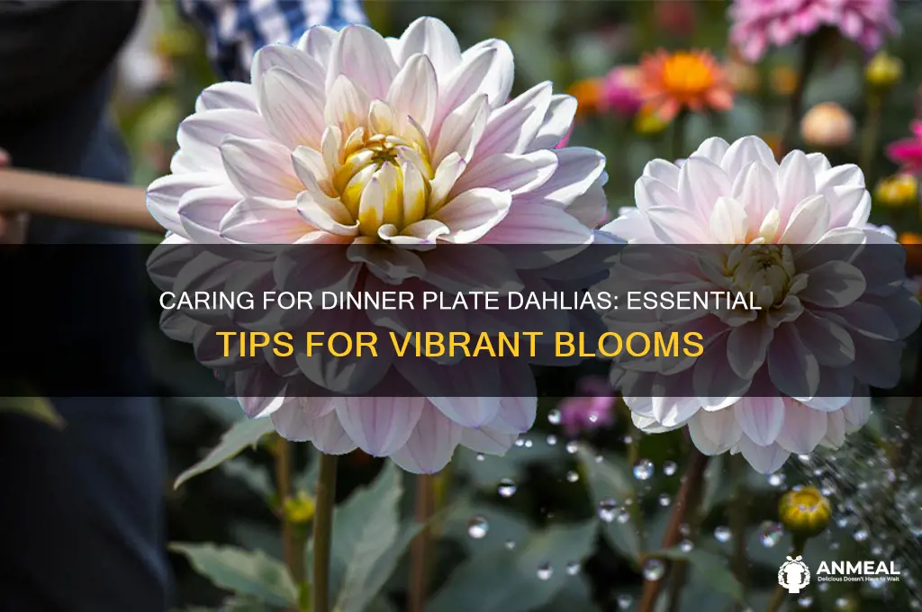 how to take care of dinner plate dahlias