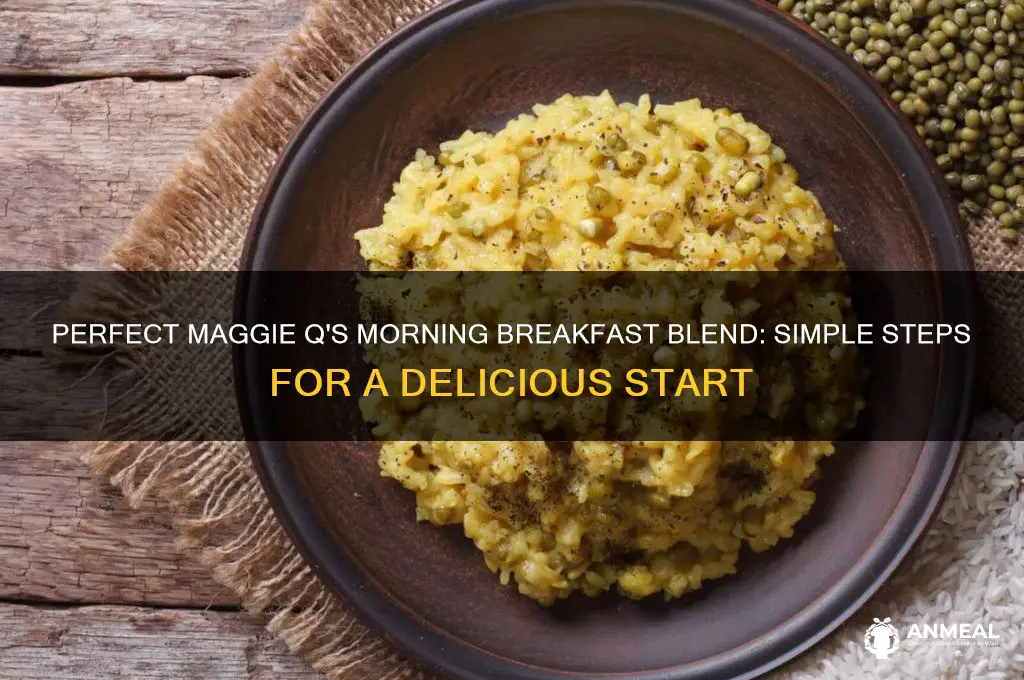 how to take maggie qs morning breakfast blend