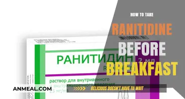 Taking Ranitidine Before Breakfast: A Simple Morning Routine Guide