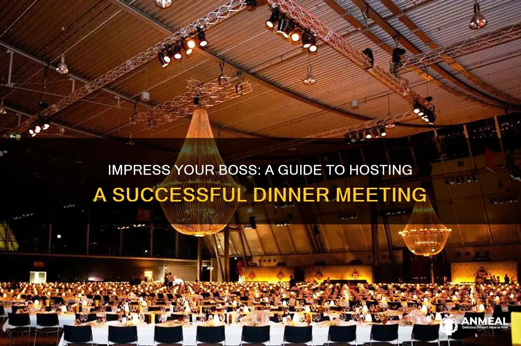 how to take your boss to dinner