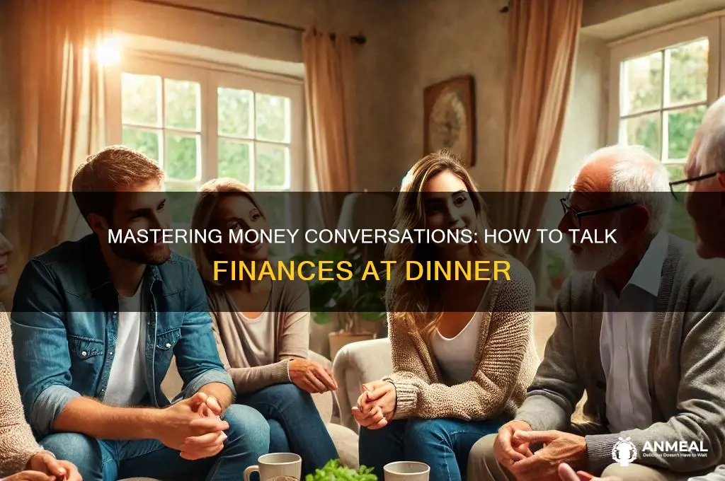 how to talk about money at dinner