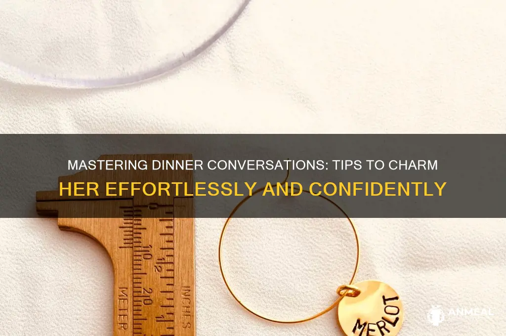 how to talk to a girl over dinner