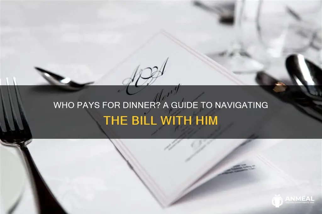 how to tell a man to pay for dinner