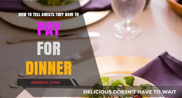 Hosting Etiquette: Tactfully Informing Guests About Paying for Dinner