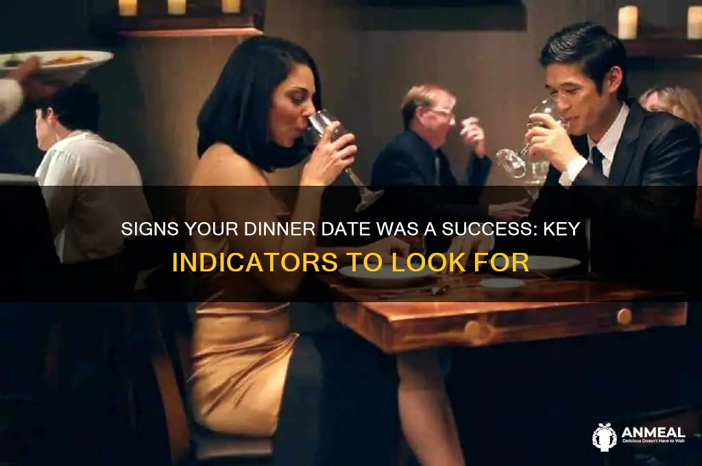 how to tell if a dinner date went well
