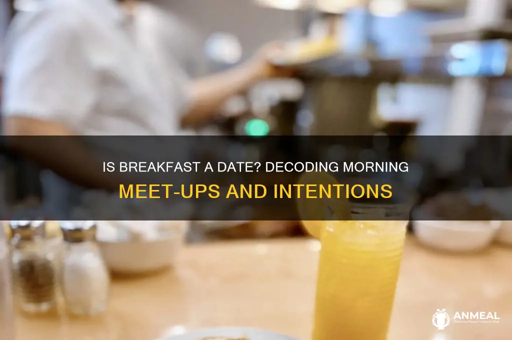 how to tell if breakfast is a date