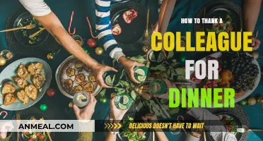 Expressing Gratitude: Thoughtful Ways to Thank a Colleague for Dinner