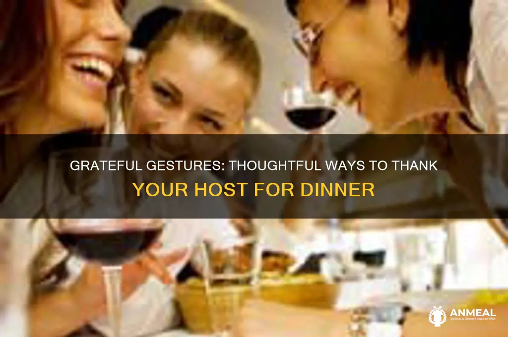 how to thank for dinner invitation
