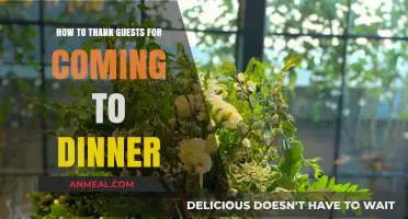 Warm Gestures: Thoughtful Ways to Thank Dinner Guests for Coming