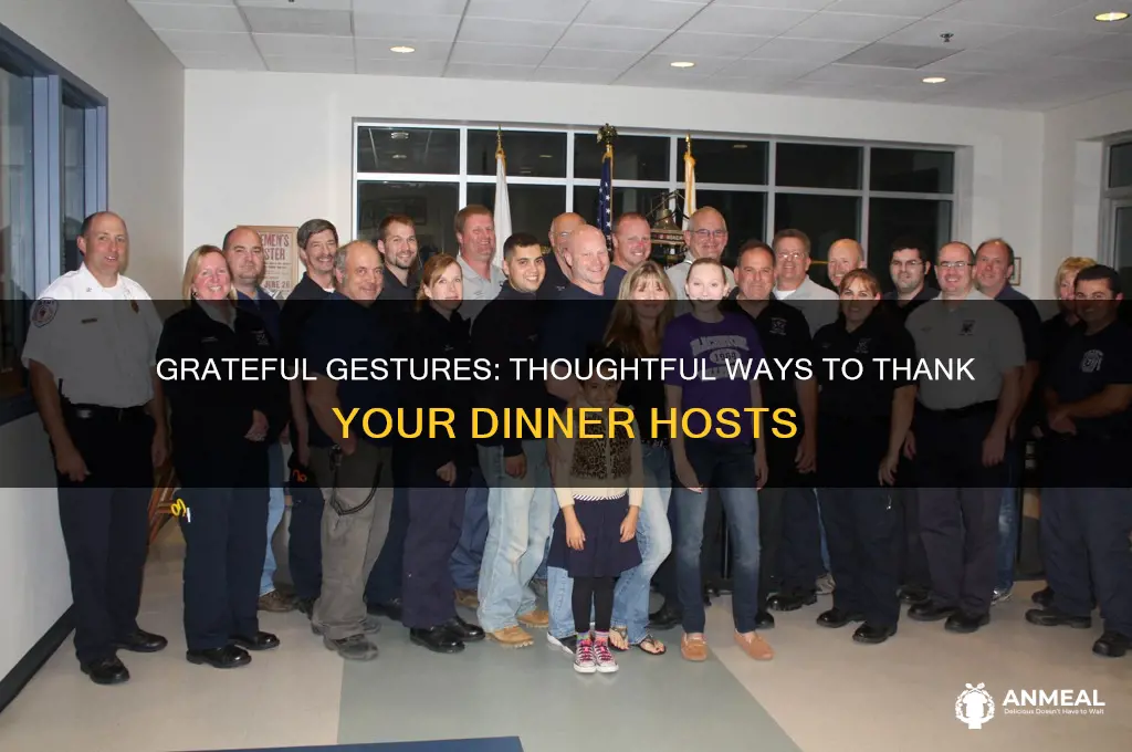 how to thank people for having you for dinner