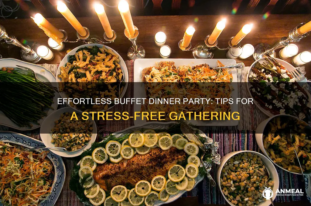 how to throw a buffet dinner party