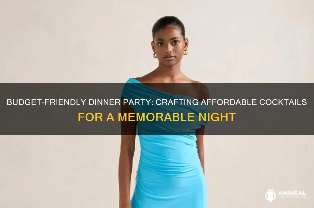 how to throw a cheap dinner party cocktails