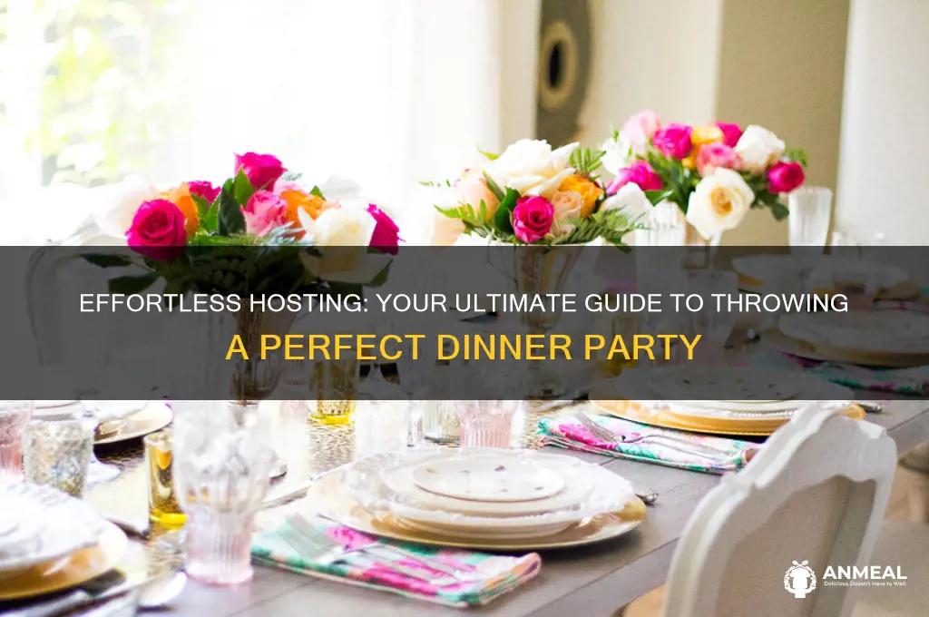 how to throw a dinner party at home
