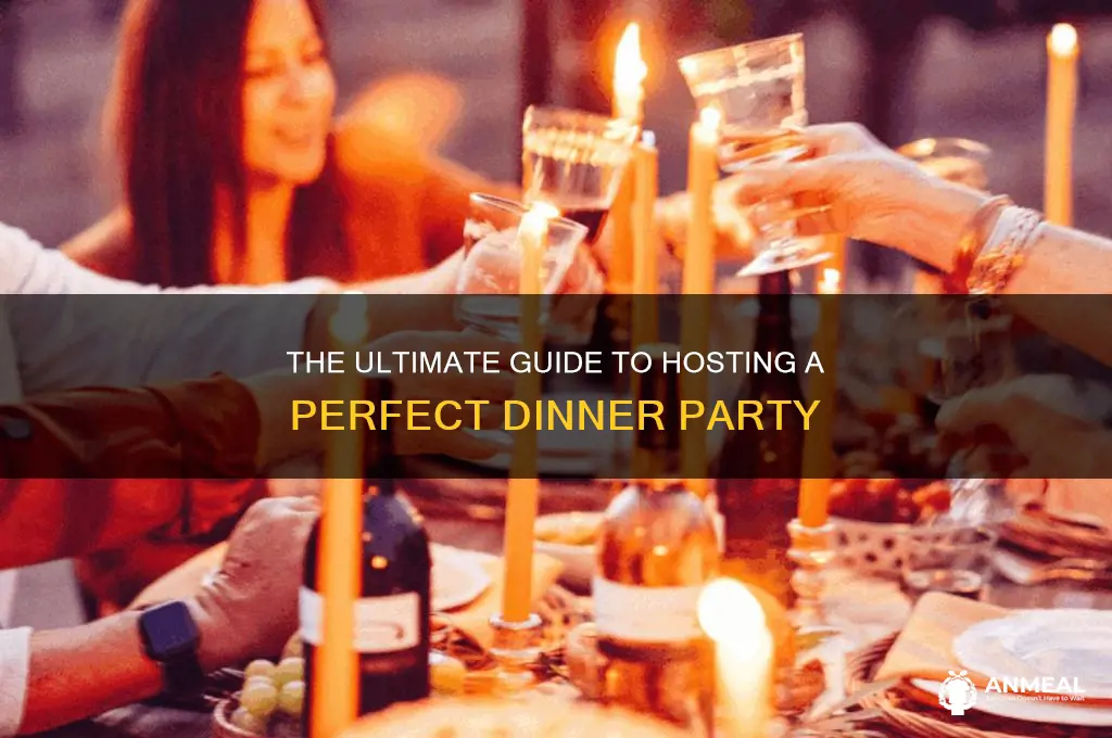 how to throw a dinner party book