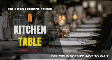 Creative Hosting: Throwing a Dinner Party Without a Kitchen Table