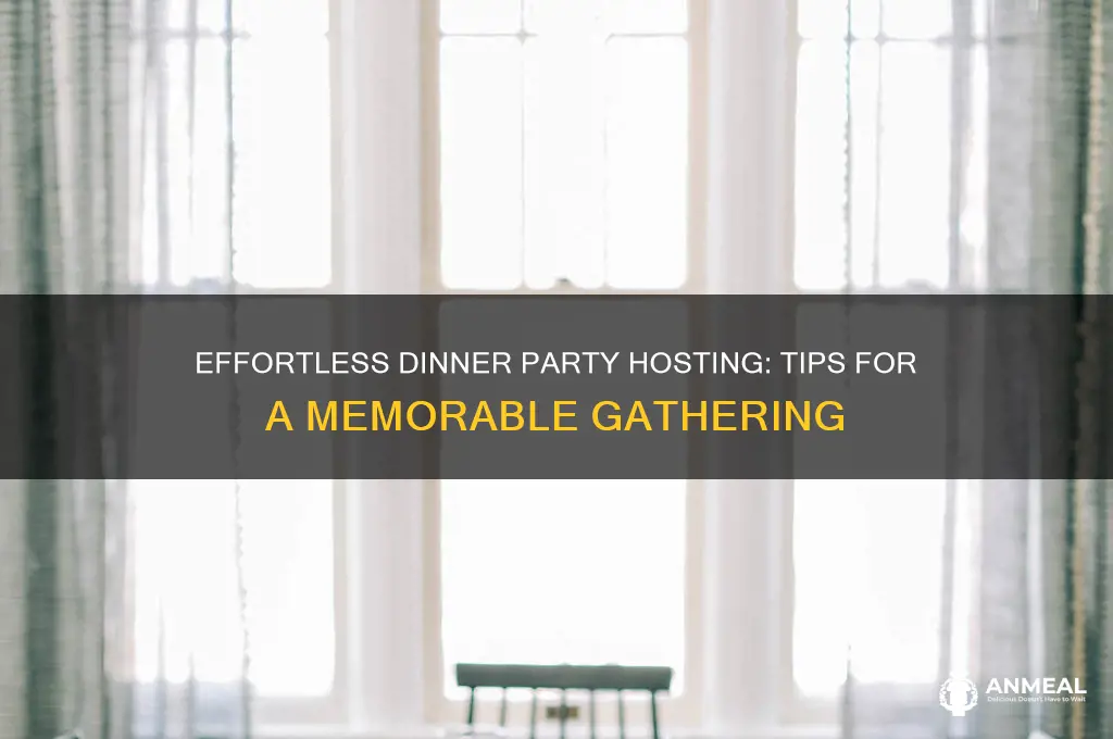 how to throw a dinner party