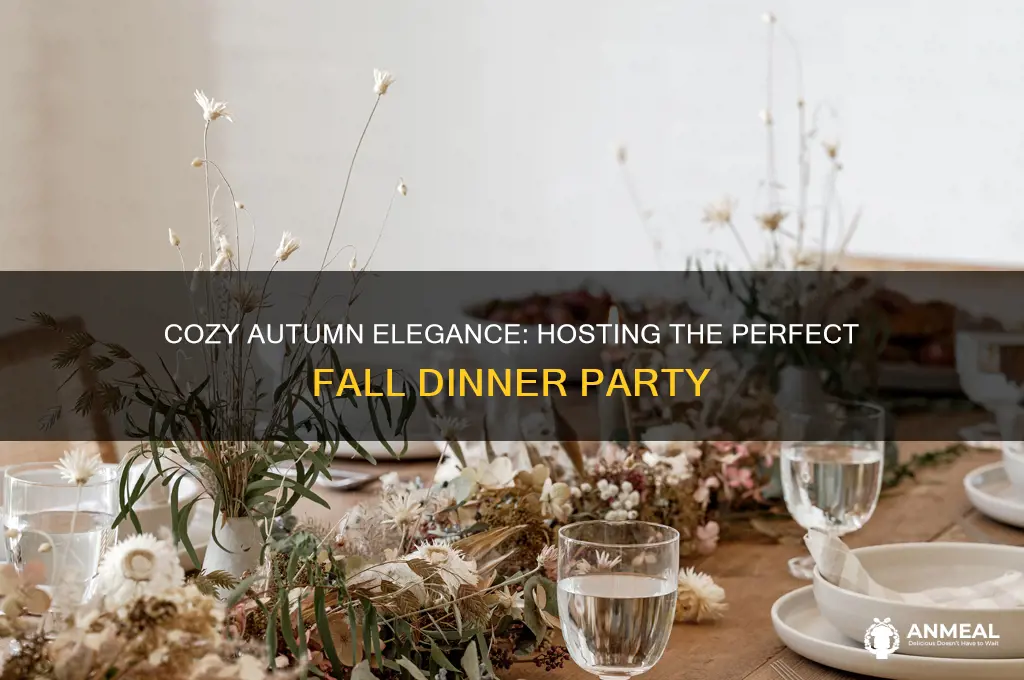 how to throw a fall dinner party