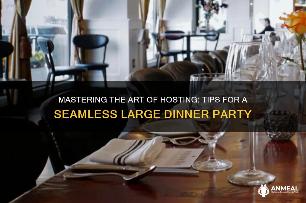 how to throw a large dinner party