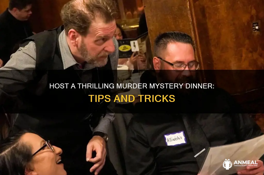 how to throw a murder mystery dinner
