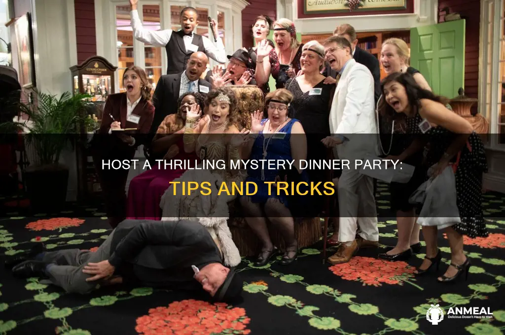 how to throw a mystery dinner party