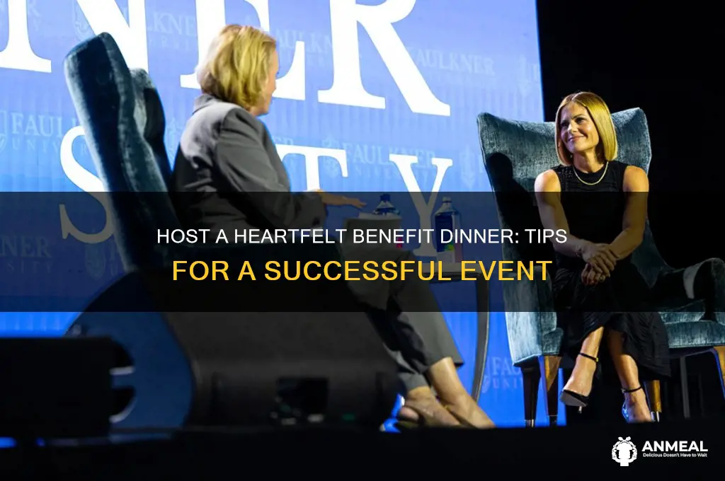 how to throw a successful benefit dinner