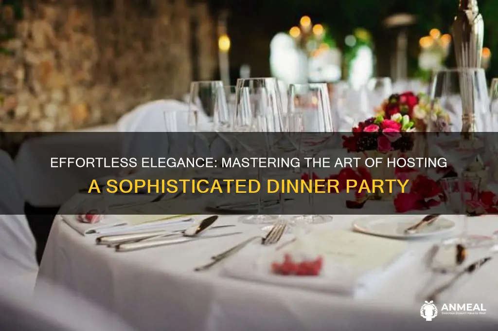 how to throw an elegant dinner party