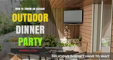Elegant Outdoor Dining: Tips for Hosting a Sophisticated Dinner Party