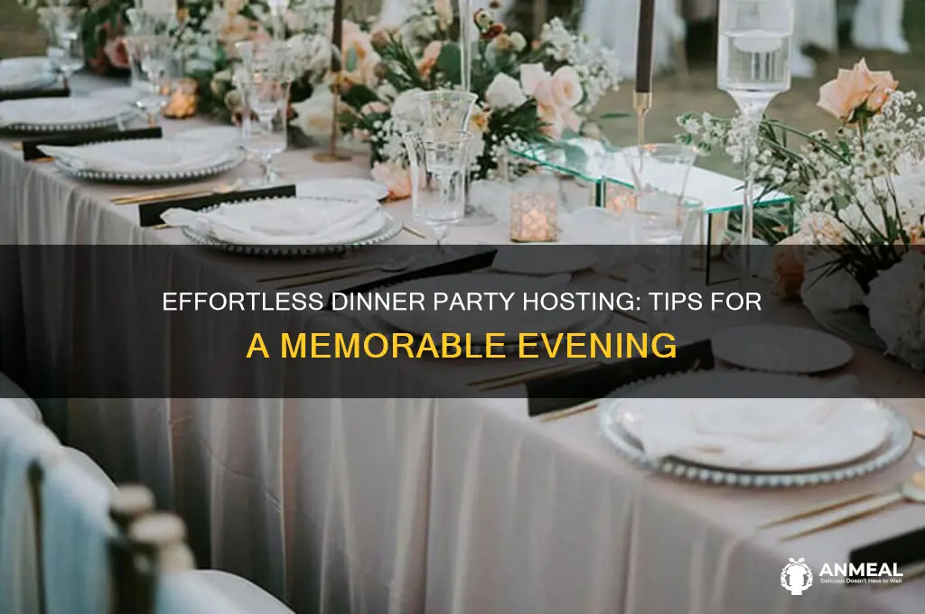 how to throw dinner party