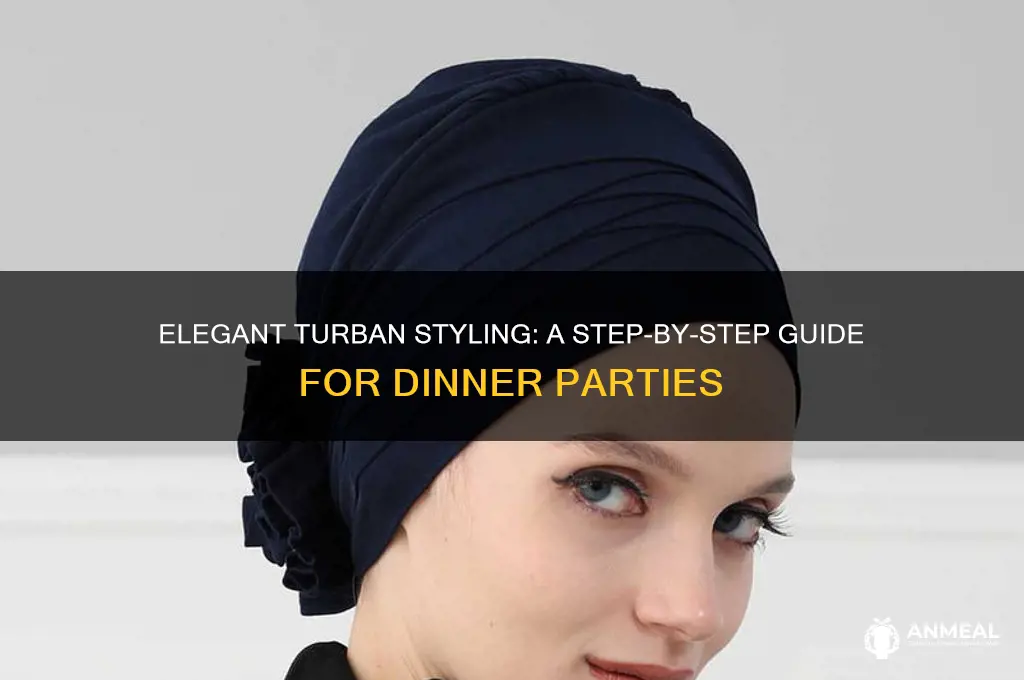 how to tie turban for dinner