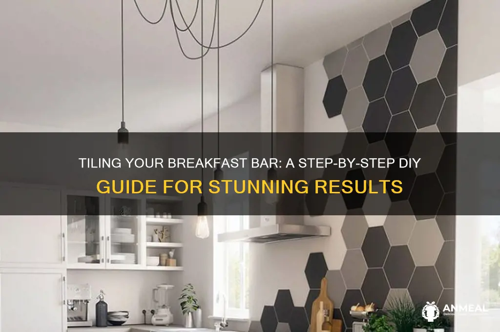 how to tile a breakfast bar