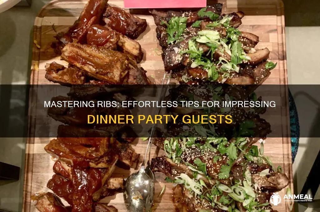 how to transfer ribs to dinner party