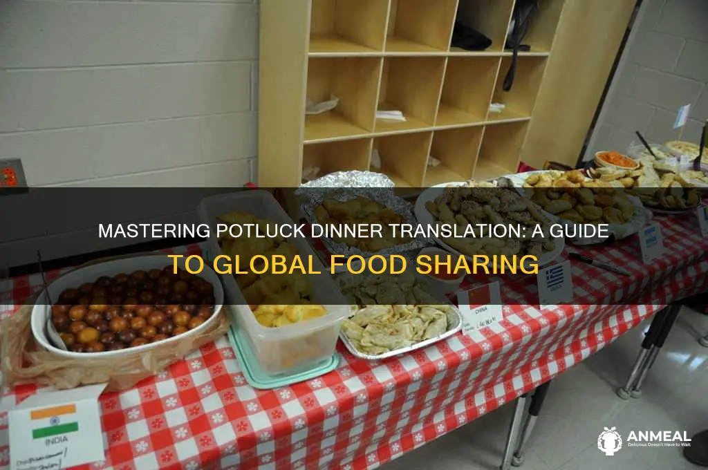 how to translate potluck dinner