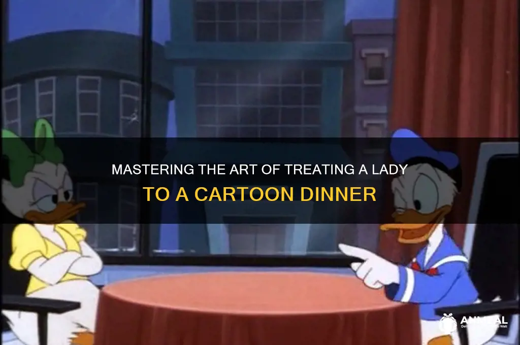 how to treat a lady dinner cartoon