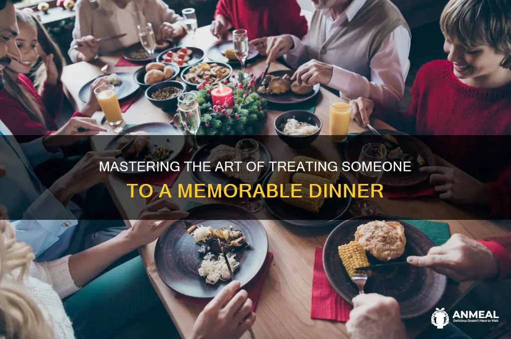 how to treat someone to dinner