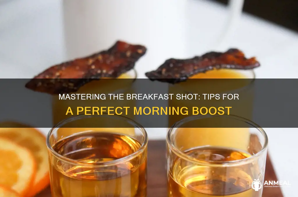 how to tske breakfast shot