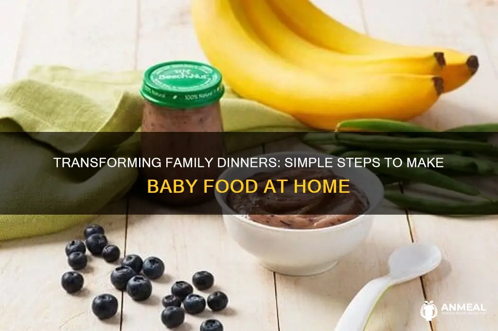 how to turn dinner into baby food