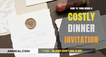 Politely Declining Expensive Dinner Invites: A Guide to Graceful Refusals
